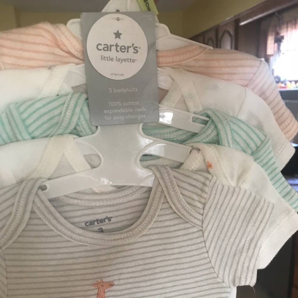 New with tags 5 piece bodysuits